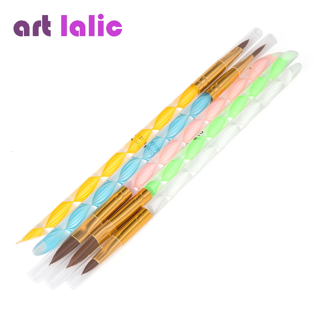 5Pcs Nail Art Brush Tools Set Acrylic UV Gel Painting Drawing Pens Cuticle Pusher Colorful
5Pcs Nail Art Brush Tools Set Acrylic UV Gel Painting Drawing Pens Cuticle Pusher Colorful