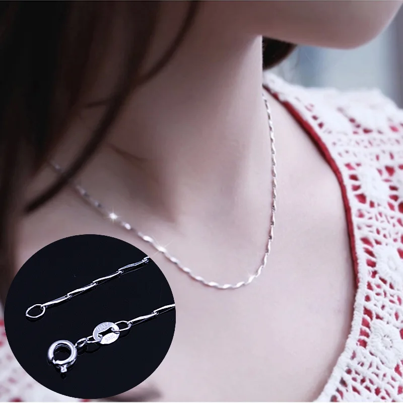 XIYANIKE 925 Sterling Silver Short Section Of The Clavicle MelonChian Necklace & Pendant For Women Fine Jewelry Collares VNS8092
XIYANIKE 925 Sterling Silver Short Section Of The Clavicle MelonChian Necklace & Pendant For Women Fine Jewelry Collares VNS8092
