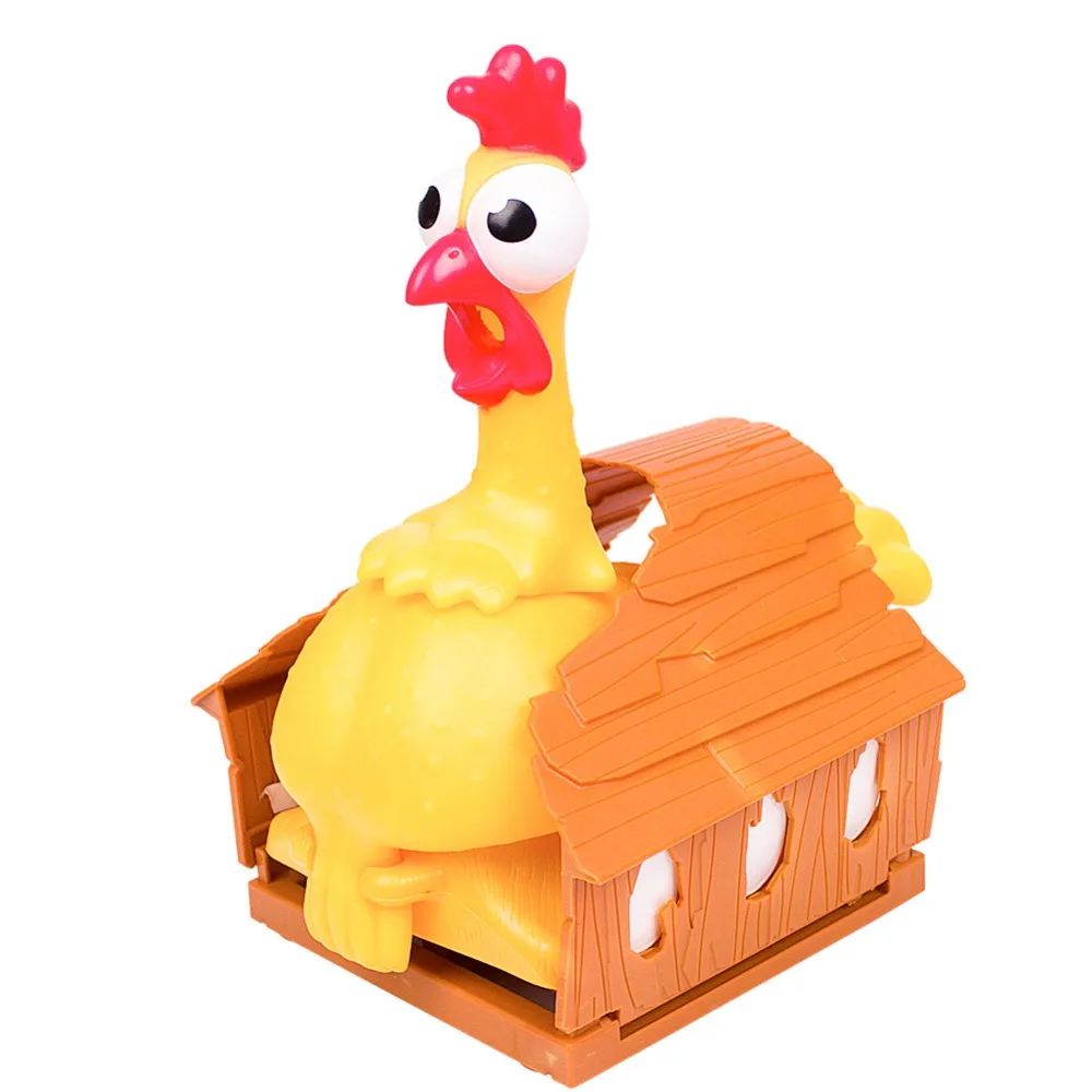 Squawk куриная игра для детей и взрослых сжимающая кричащая курица Забавный питомец