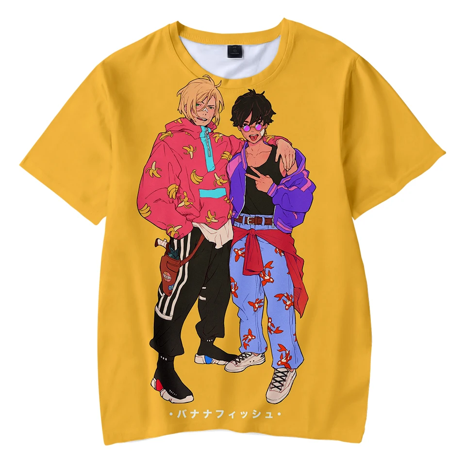 2019 NEW 3D BANANA FISH fashion Tshirt Yellow Kpop Casual hot Style Boys and Girls Tshirts trend Summer Anime Soft Kids Tshirt
2019 NEW 3D BANANA FISH fashion Tshirt Yellow Kpop Casual hot Style Boys and Girls Tshirts trend Summer Anime Soft Kids Tshirt