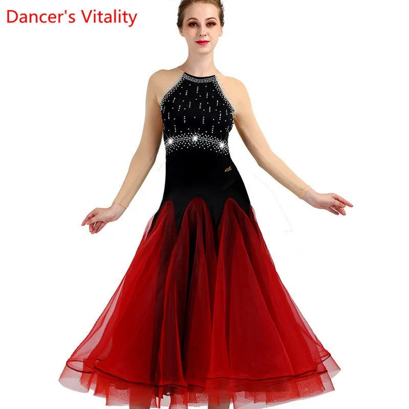 Custom-made Dance Rhinestone Costume Sexy Senior Ballroom Dress for Women Dresses Waltz |
