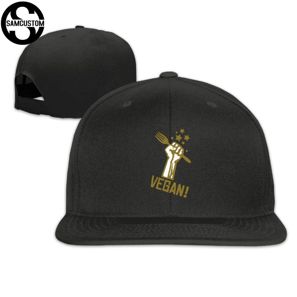 SAMCUSTOM кепка бейсболка боковая 3D печать Hail Seitan Go Vegan Повседневная Кепка gorras хип-хоп