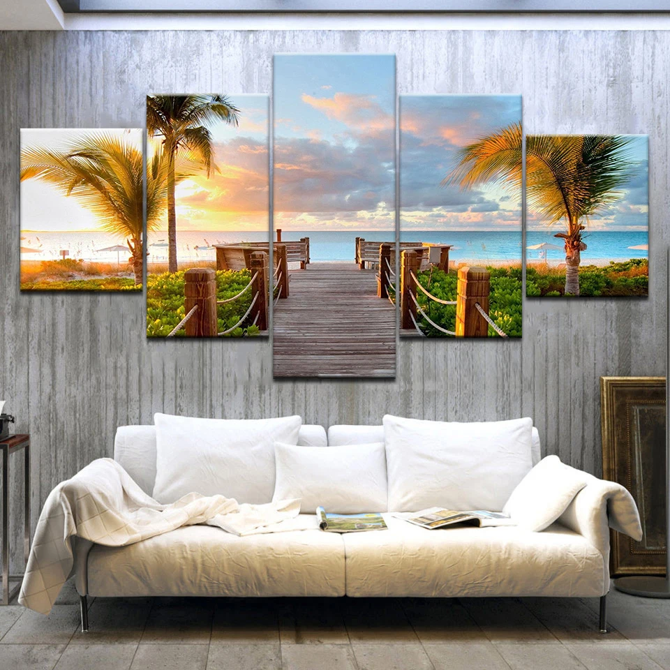 5 Panel/pieces HD Print Beach wood bridge wall posters Print On Canvas Art Painting For home living room decoration
5 Panel/pieces HD Print Beach wood bridge wall posters Print On Canvas Art Painting For home living room decoration