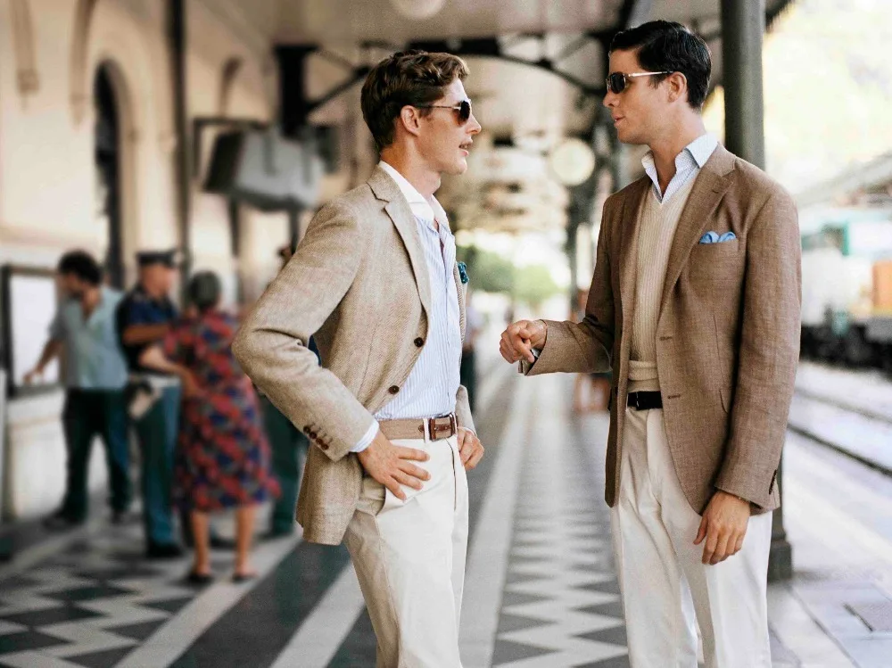 Latest Coat Pant Designs Khaki And Brown Casual Custom Beach Blazer Groom Tuxedo Men Suit 2 Pieces Slim Fit Summer Masculino KF
Latest Coat Pant Designs Khaki And Brown Casual Custom Beach Blazer Groom Tuxedo Men Suit 2 Pieces Slim Fit Summer Masculino KF