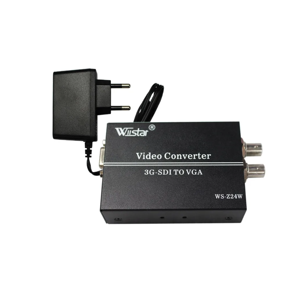 Конвертер Wiistar PRO two SDI в VGA конвертер 3G скалер 1080P для видео CCTV пк бесплатная
