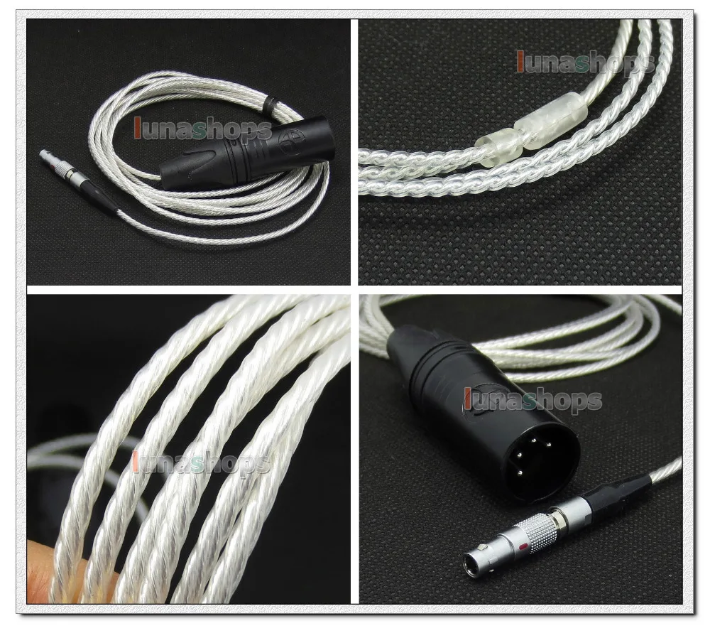 4pin XLR Male PCOCC + Silver Plated Cable for AKG K812 K872 Reference Headphone Headset LN004733
4pin XLR Male PCOCC + Silver Plated Cable for AKG K812 K872 Reference Headphone Headset LN004733