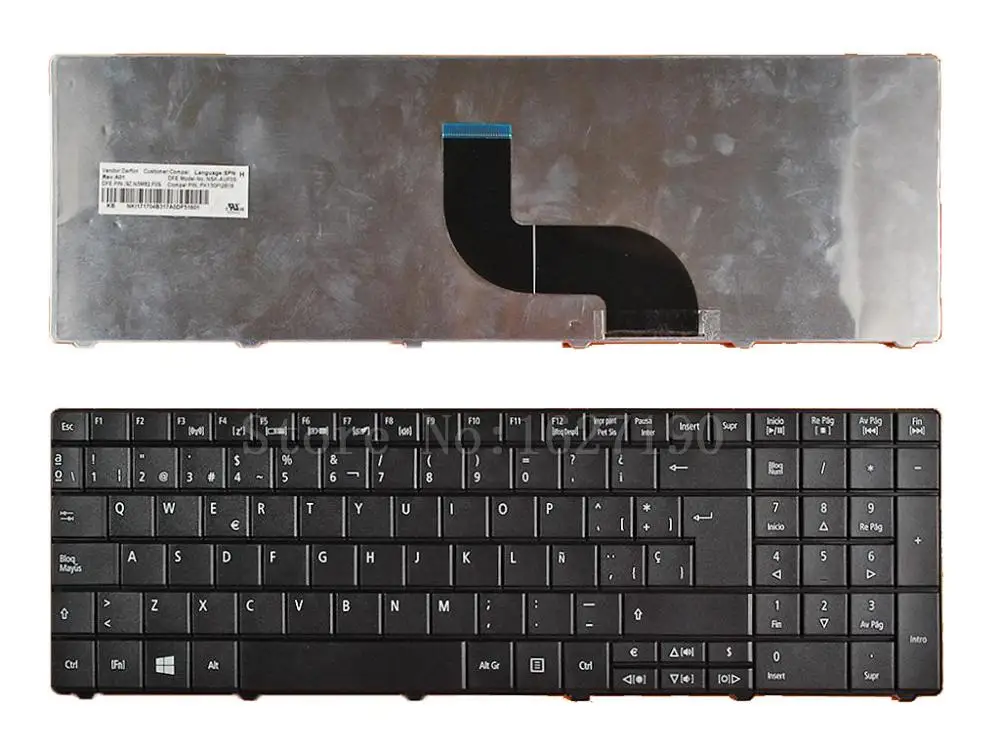 SP/испанский Замена клавиатура для ноутбука ACER TM8571 E1 521 531 531G 571 571G Win8 версия 3