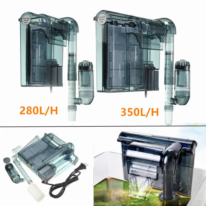 Quiet Aquarium External Filter Fish Tank Hanging Waterfall Filter With Skimmer Remove Oil For Fish Water Plant 2w/2.5w 
Quiet Aquarium External Filter Fish Tank Hanging Waterfall Filter With Skimmer Remove Oil For Fish Water Plant 2w/2.5w
