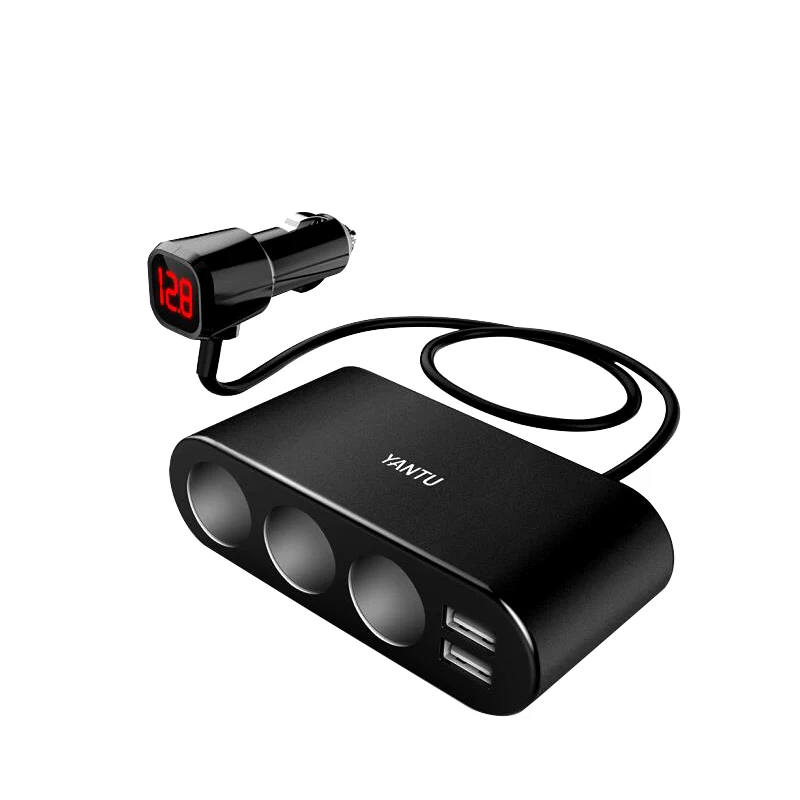 Aluminum alloy 3 USB Port 2 Way 3.1A Red Led Car Cigarette Lighter Socket Splitter Power Adapter 12V-24V For iPad Smartphone
Aluminum alloy 3 USB Port 2 Way 3.1A Red Led Car Cigarette Lighter Socket Splitter Power Adapter 12V-24V For iPad Smartphone