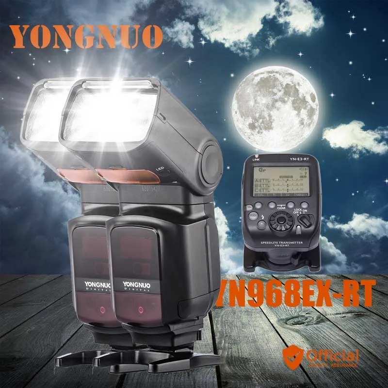 2*YONGNUO YN968EX-RT Master TTL HSS Wireless Flash Speedlite+Trigger for Canon eos 1Dx 1Ds 1D 5DIII 5DII 7DII 5D 6D 7D 80D 70D
2*YONGNUO YN968EX-RT Master TTL HSS Wireless Flash Speedlite+Trigger for Canon eos 1Dx 1Ds 1D 5DIII 5DII 7DII 5D 6D 7D 80D 70D