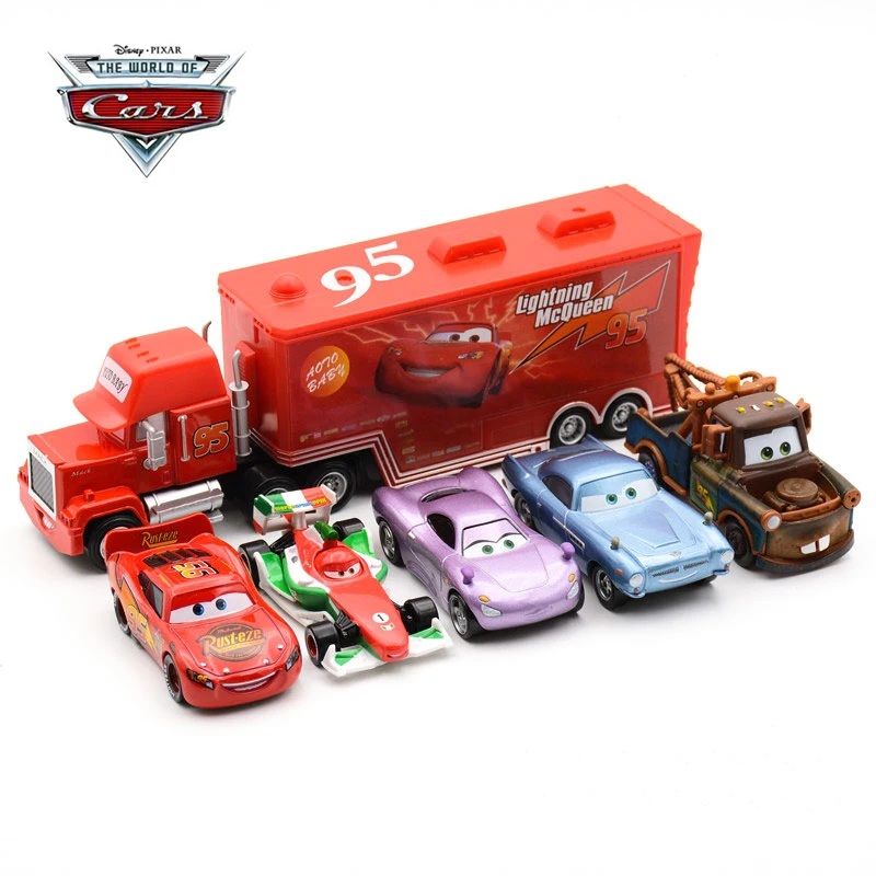 Фото Горячие игрушки 1:55 Disney Pixar тачки 3 Литые металлические игрушечные автомобили