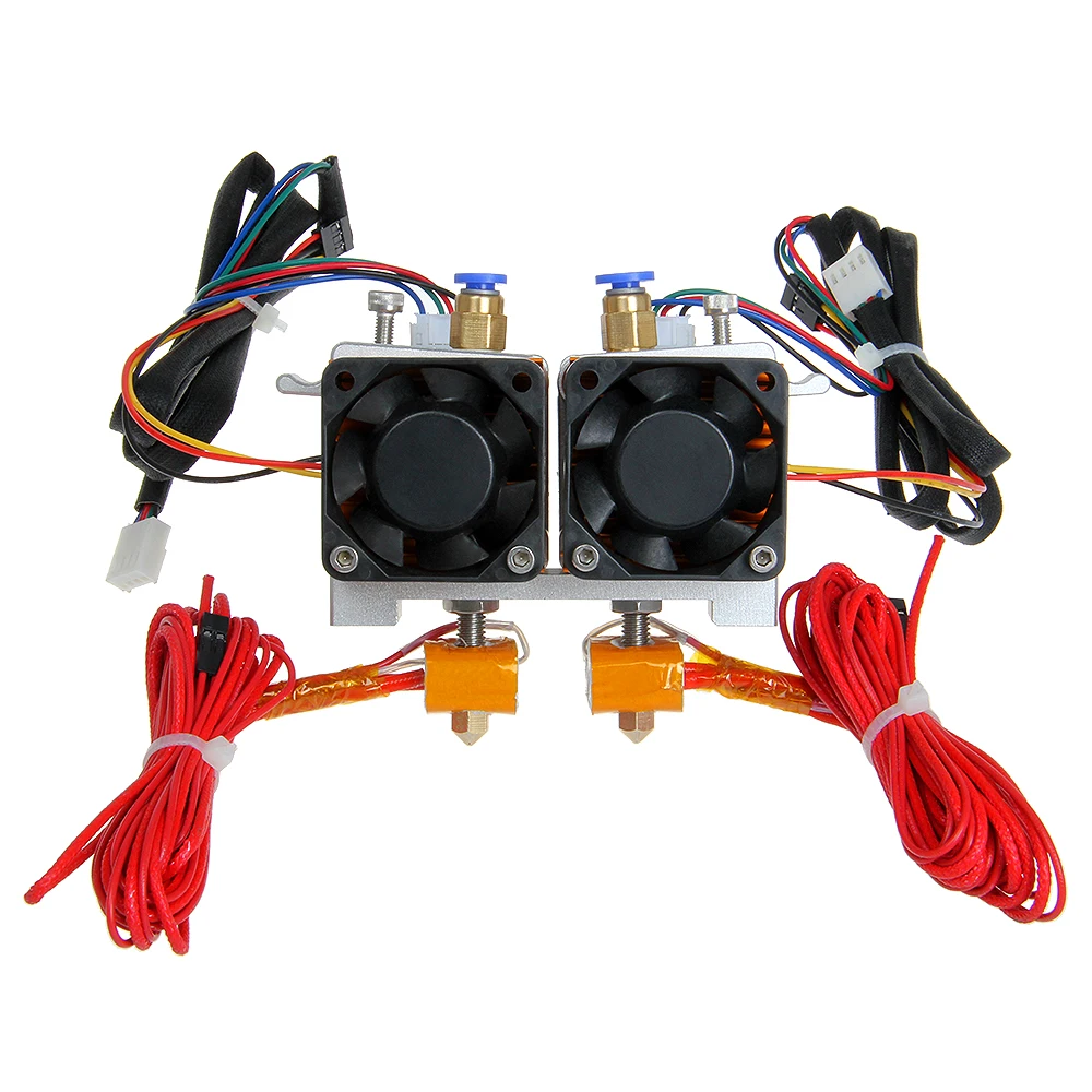 Экструдер Geeetech MK8 с двойной головкой, 0,35 мм, для 3D-принтера Reprap, Филамент 1,75 мм
Экструдер Geeetech MK8 с двойной головкой, 0,35 мм, для 3D-принтера Reprap, Филамент 1,75 мм