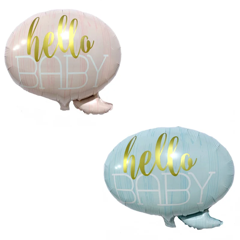 50PC 58*49 hello baby Aluminum foil balloon helium balloon birthday party decorations kids toy baby shower Supplies
50PC 58*49 hello baby Aluminum foil balloon helium balloon birthday party decorations kids toy baby shower Supplies