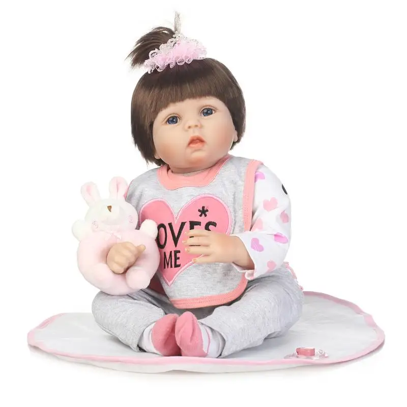 NPK 22" bebe reborn doll lifelike girl reborn babies silicone dolls toys with blue eyes for children xmas gift bonecas doll lol
NPK 22" bebe reborn doll lifelike girl reborn babies silicone dolls toys with blue eyes for children xmas gift bonecas doll lol