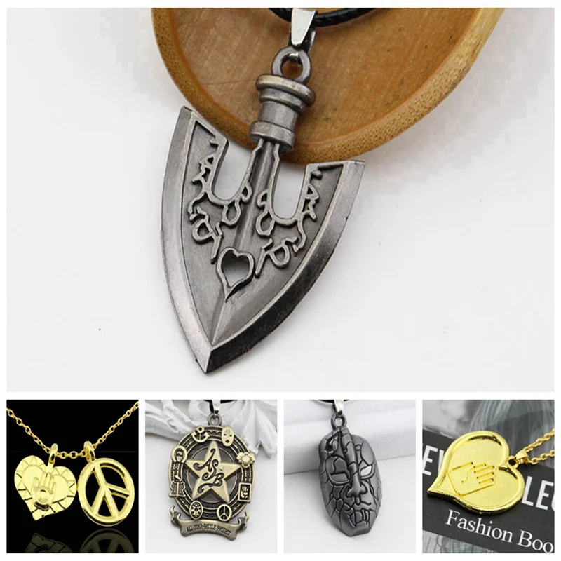 Fashio Necklace Anime JOJOS BIZARRE ADVENTURE Necklaces KILLER QUEEN Higashikata Josuke Jewelry Ketting Pendant Necklace For Fan
Fashio Necklace Anime JOJOS BIZARRE ADVENTURE Necklaces KILLER QUEEN Higashikata Josuke Jewelry Ketting Pendant Necklace For Fan