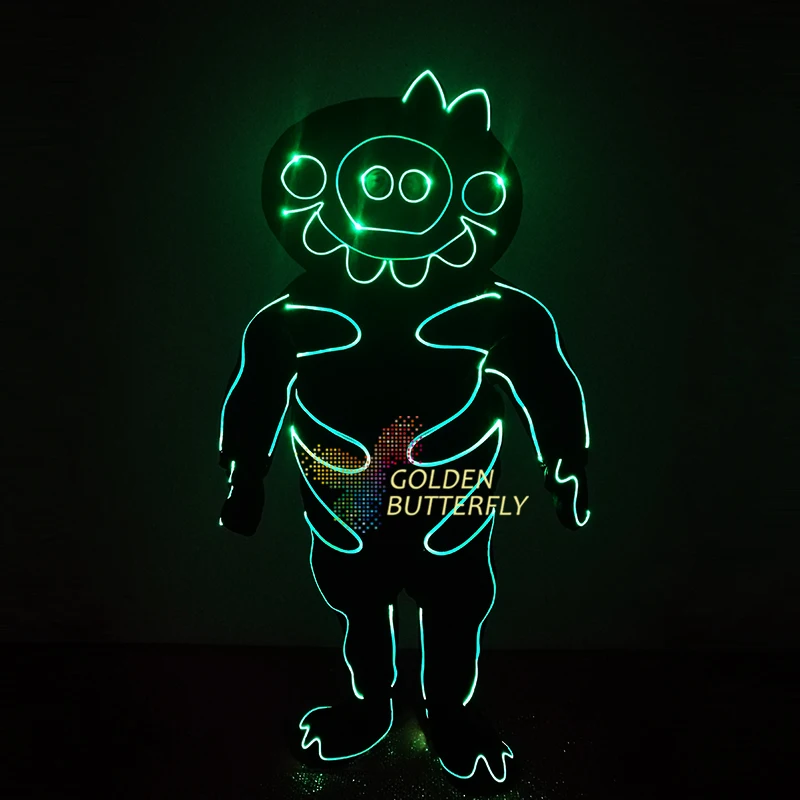 LED Clothing Cartoon clothing Dance costume Carnival costumes Cute pig head mask
LED Clothing Cartoon clothing Dance costume Carnival costumes Cute pig head mask