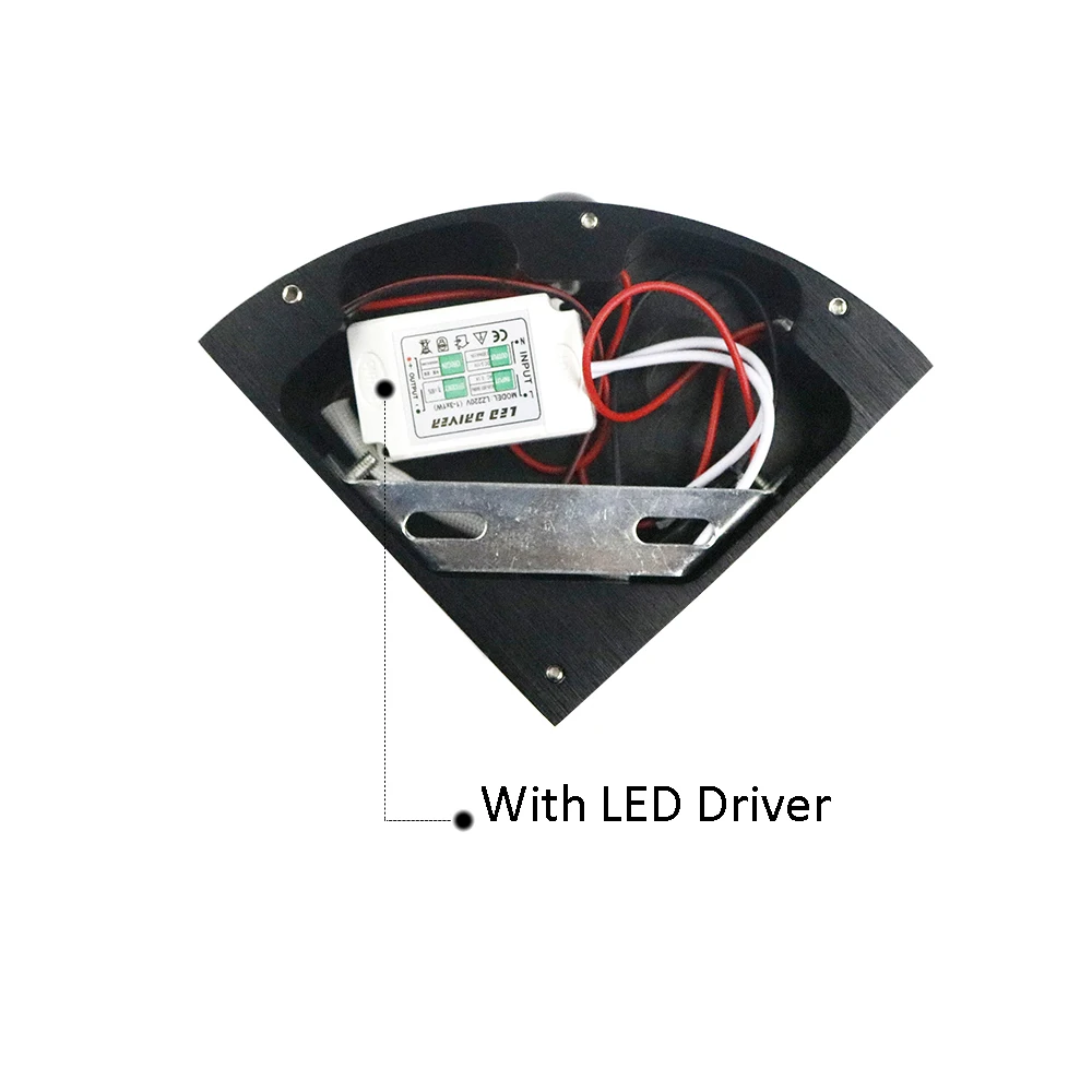4W Fan-shaped LED Wall Lamp Wall Mounted Sconce AC85-265V Light For Living Room Stairs Corridor Indoor Home Bar Decoration JQ
4W Fan-shaped LED Wall Lamp Wall Mounted Sconce AC85-265V Light For Living Room Stairs Corridor Indoor Home Bar Decoration JQ