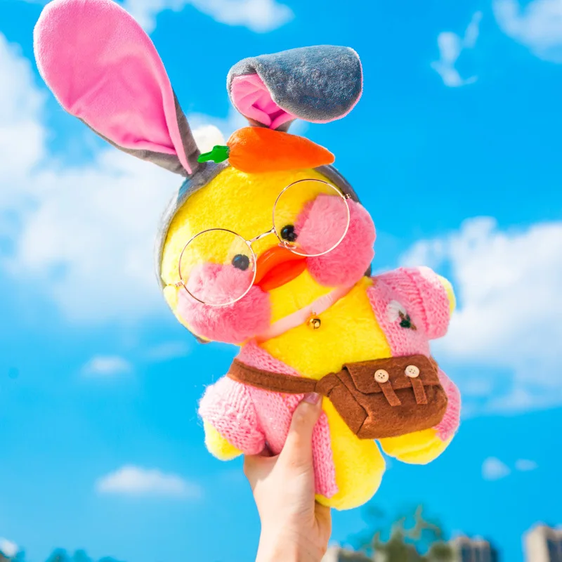 Игрушка плюшевая Kawaii LaLafanfan Cafe утка милая желтая набивная кукла мягкие