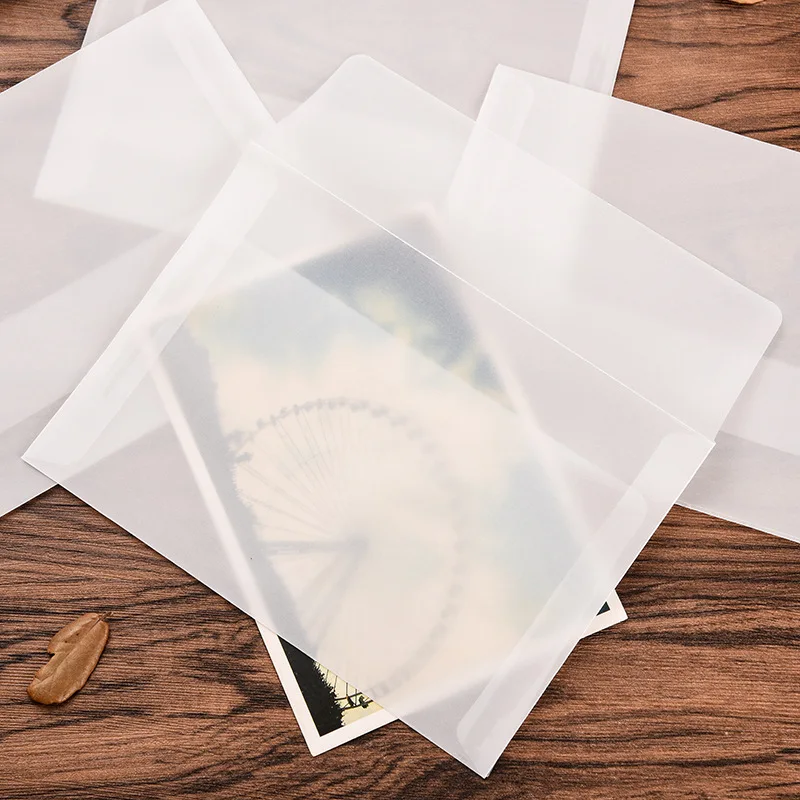 Wallet Envelope Blank Sulfuric Acid PaperEnvelope Handmade DIY Creative Retro Translucent Envelope 10Pcs/lot 17.5*12.5cm
Wallet Envelope Blank Sulfuric Acid PaperEnvelope Handmade DIY Creative Retro Translucent Envelope 10Pcs/lot 17.5*12.5cm