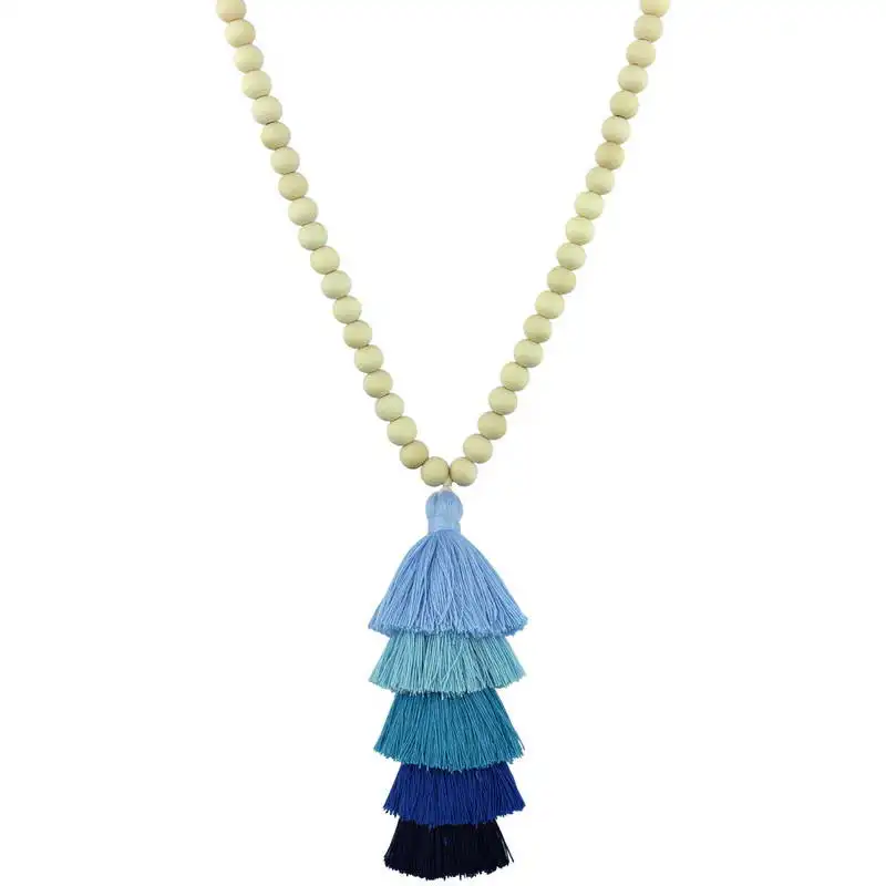 2020 Wooden Necklace Wood Beads Chain Tassel Pendant Long Necklace Women Fashion Texas Bohemian Jewelry Moana Tassel Necklace
2020 Wooden Necklace Wood Beads Chain Tassel Pendant Long Necklace Women Fashion Texas Bohemian Jewelry Moana Tassel Necklace