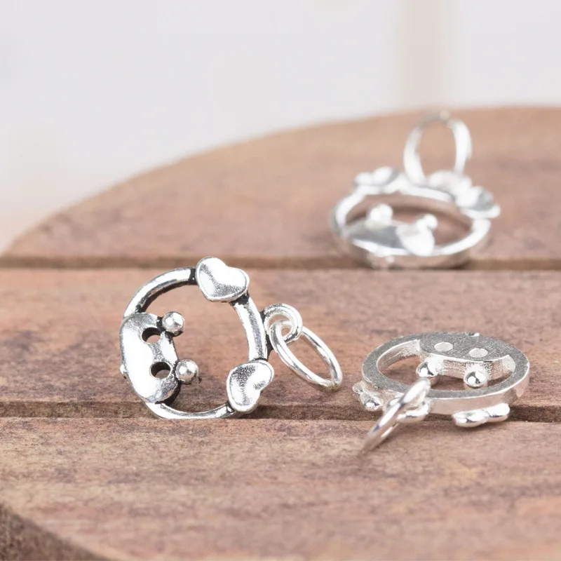 UQBing Vintage 12*11*2mm Thai Silver Hollow Pig Heart Charms For Bracelet Necklaces Women Jewelry Findings
UQBing Vintage 12*11*2mm Thai Silver Hollow Pig Heart Charms For Bracelet Necklaces Women Jewelry Findings
