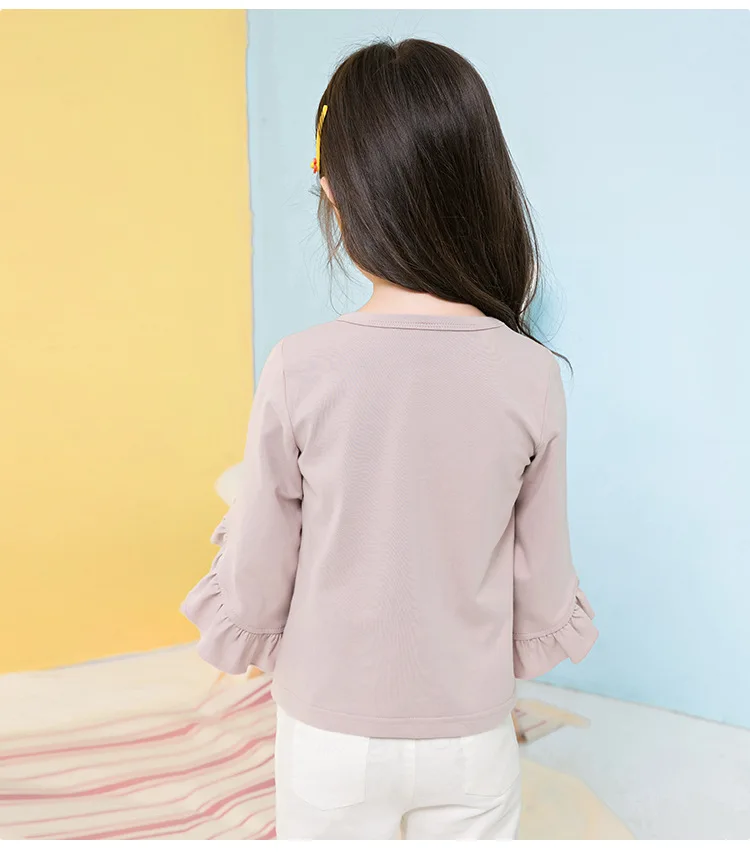 MESOLO Girls Shirt Long Sleeve Ruffled Girl Autumn Elegant T-Shirt New Fashion Top Clothes Children's Clothing C1
MESOLO Girls Shirt Long Sleeve Ruffled Girl Autumn Elegant T-Shirt New Fashion Top Clothes Children's Clothing C1