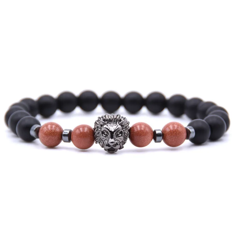 Lion Head Natural Weathering Volcanic Stone Beads Bracelet Man Fashion Women Gift For Bracelets
Lion Head Natural Weathering Volcanic Stone Beads Bracelet Man Fashion Women Gift For Bracelets