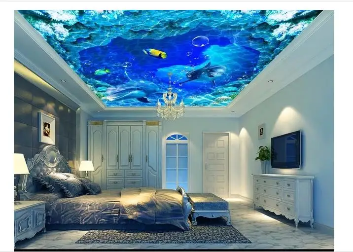 3D photo wallpaper custom 3d ceiling wallpaper murals Marine water lines Marine dolphins ceiling mural 3d sitting room wallpaper
3D photo wallpaper custom 3d ceiling wallpaper murals Marine water lines Marine dolphins ceiling mural 3d sitting room wallpaper