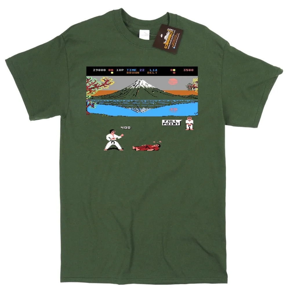Karate Inspired Game T-Shirt Spectrum Gaming C64 2019 New Letter Print Creative Printed T-Shirt Short Sleeve T Shirts 
Karate Inspired Game T-Shirt Spectrum Gaming C64 2019 New Letter Print Creative Printed T-Shirt Short Sleeve T Shirts