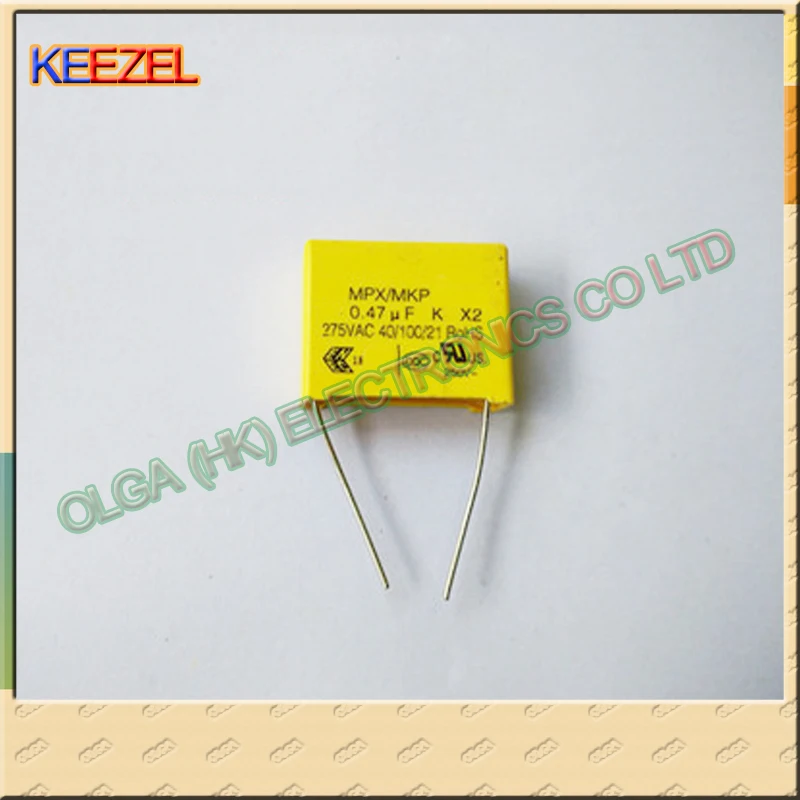 Metallized polypropylene film safety capacit 0.47UF275v 1X2 upright MPX40/100/21 Accuracy: 20%
Metallized polypropylene film safety capacit 0.47UF275v 1X2 upright MPX40/100/21 Accuracy: 20%