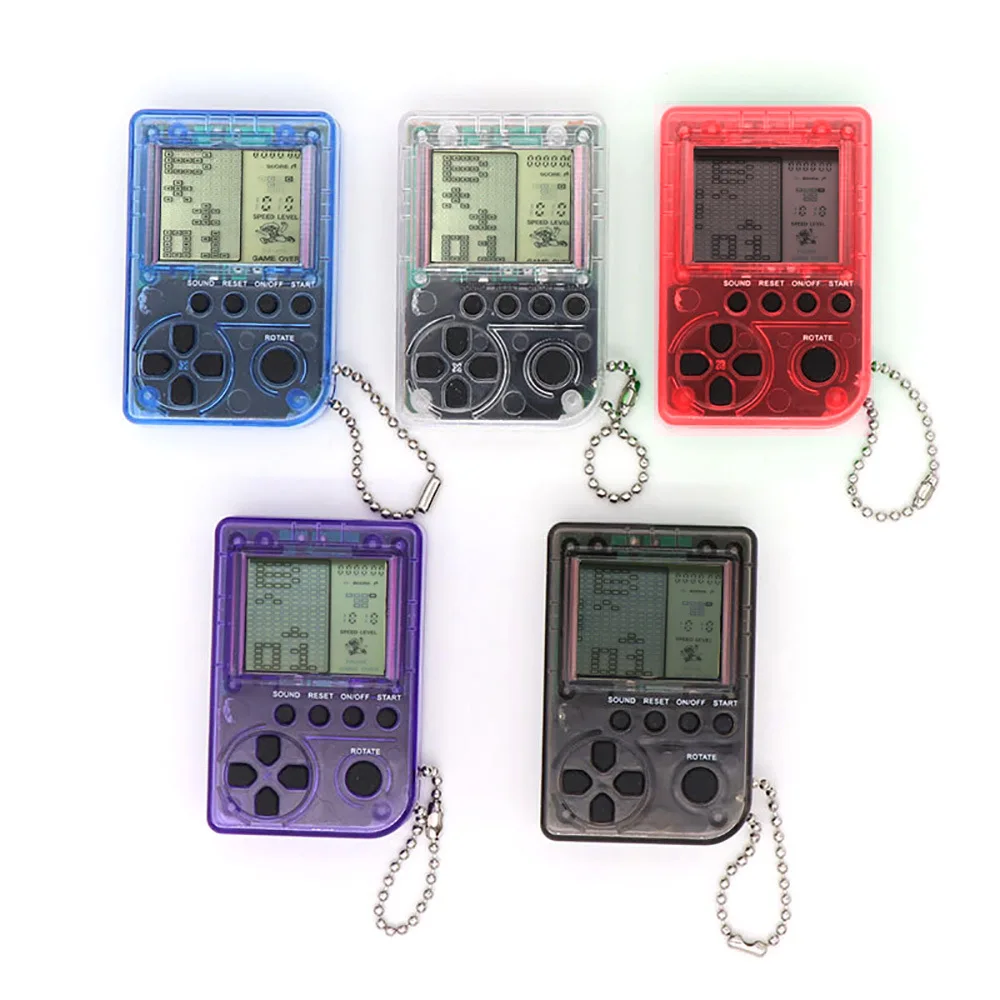 2PCS Mini Classic Tetris Handheld Game Console Children's Games Machine Retro Nostalgic Game Machine Keychain
2PCS Mini Classic Tetris Handheld Game Console Children's Games Machine Retro Nostalgic Game Machine Keychain