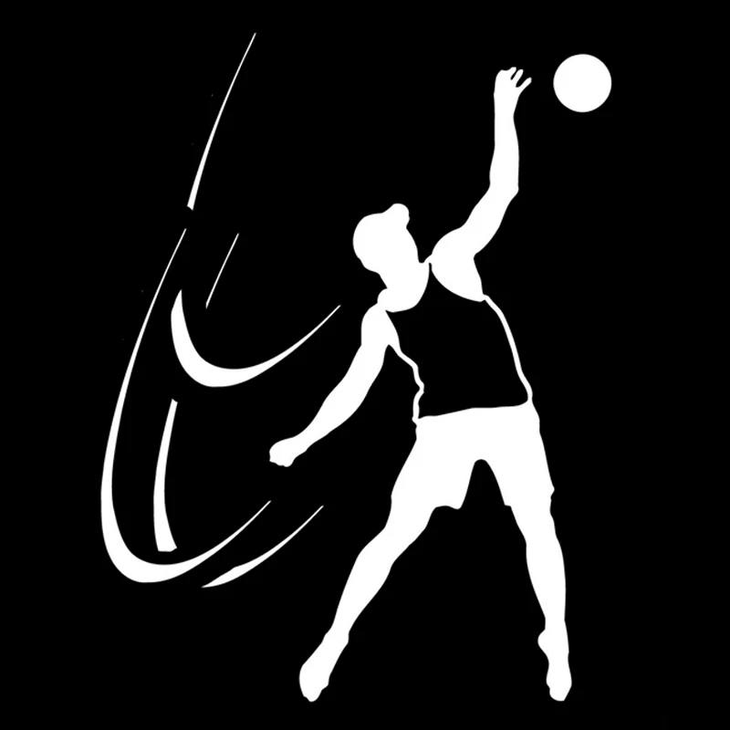 11.4CM*15 Interesting Volleyball Sports Black/Silver Vinyl Car Stickers Silhouette Decoration S9-1103
11.4CM*15 Interesting Volleyball Sports Black/Silver Vinyl Car Stickers Silhouette Decoration S9-1103