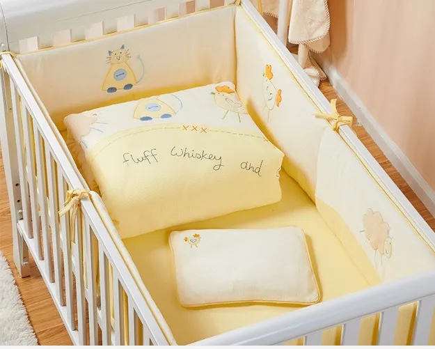 Promotion! 7PCS embroidered newborn baby crib bedding set for girls,circle pink quality infant cot,(2bumper+duvet+sheet+pillow)
Promotion! 7PCS embroidered newborn baby crib bedding set for girls,circle pink quality infant cot,(2bumper+duvet+sheet+pillow)