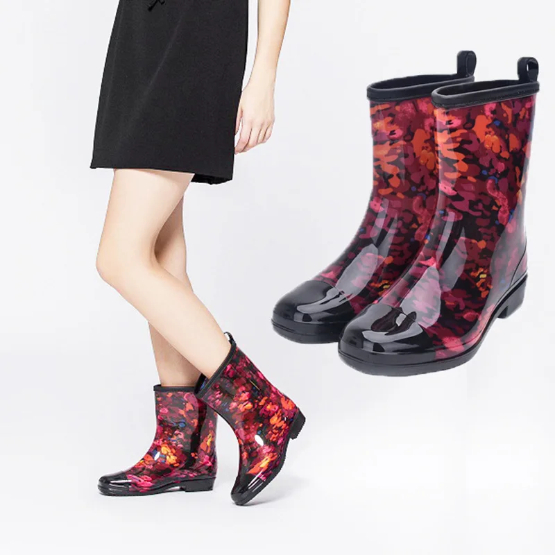 PVC Thicken Waterproof Warm Rain Boots Waterproof Winter Shoes Women Rainboots Fashion Rubber Slip On Boots
PVC Thicken Waterproof Warm Rain Boots Waterproof Winter Shoes Women Rainboots Fashion Rubber Slip On Boots