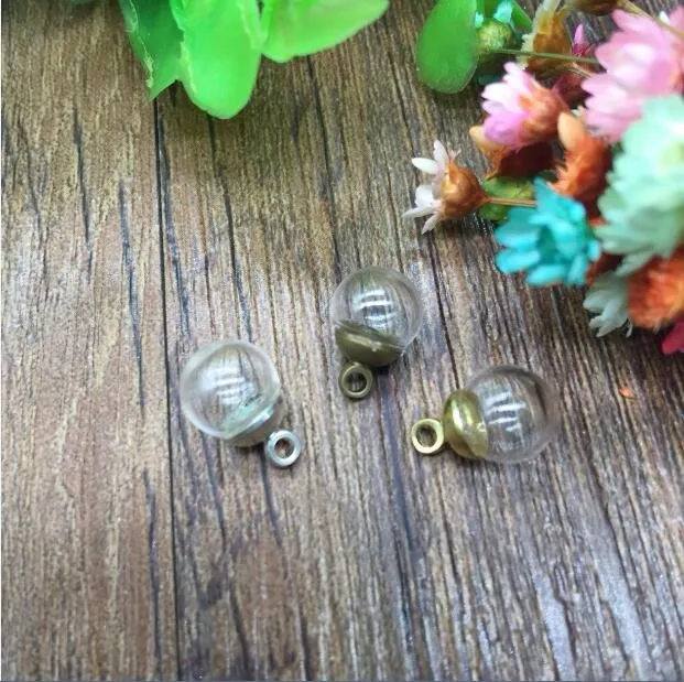 5sets 8*3mm glass globe orbs with 6mm silver/bronze/gold cap jewelry findings Glass vial pendant glass bottle bubble cover dome
5sets 8*3mm glass globe orbs with 6mm silver/bronze/gold cap jewelry findings Glass vial pendant glass bottle bubble cover dome