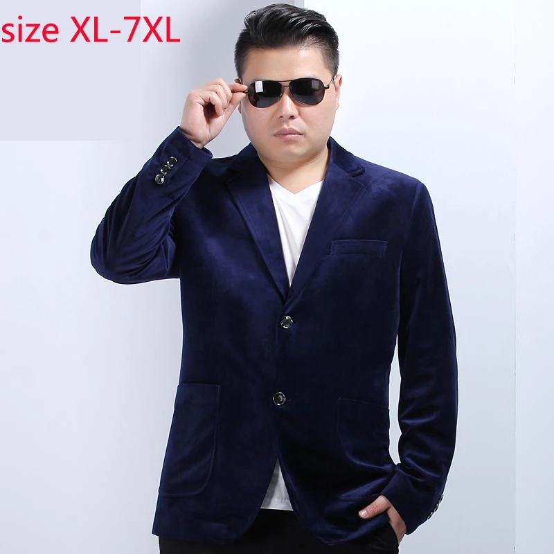 New High Quality Fashion Mens Spring Autumn Suit Golden Velvet Jacket Single Breasted Casual Men Blazers Plus Size XL-6XL 7XL
New High Quality Fashion Mens Spring Autumn Suit Golden Velvet Jacket Single Breasted Casual Men Blazers Plus Size XL-6XL 7XL