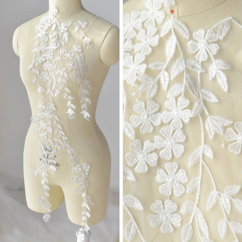 1Piece Ivory White Lace Applique Neckline Collar Appliques Embroidery Lace Trim Fabric Cloth Sewing Patchwork DIY Craft
1Piece Ivory White Lace Applique Neckline Collar Appliques Embroidery Lace Trim Fabric Cloth Sewing Patchwork DIY Craft