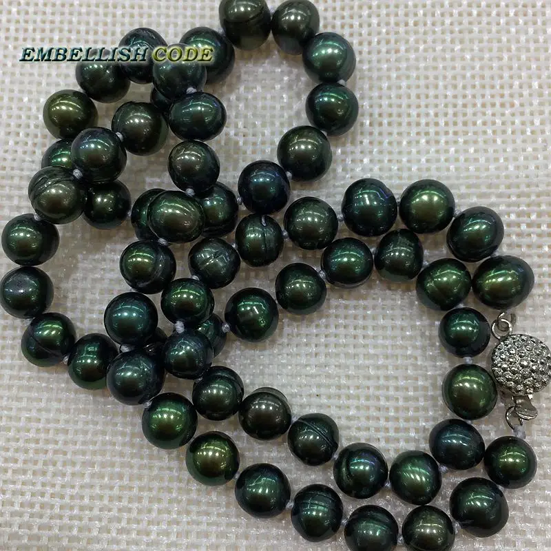 Ожерелье и браслет 7-8 мм с натуральным искусственным жемчугом | Украшения