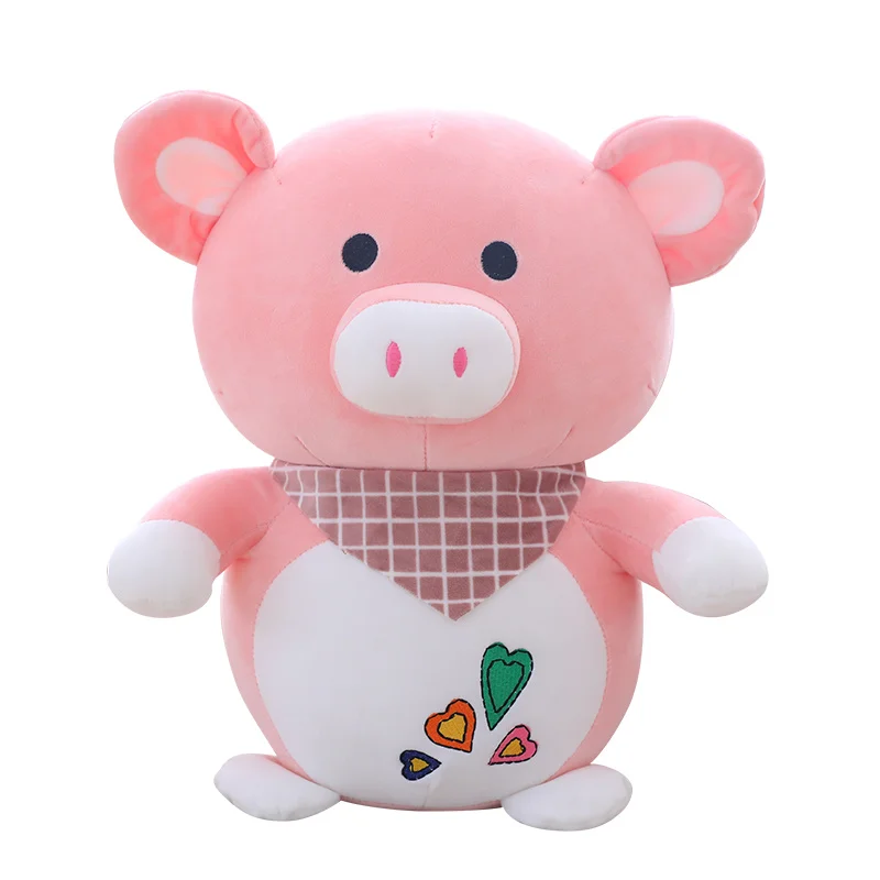 Love feather cotton, pig scarf, pig plush toy, pink pig doll, comfort pillow pillow doll.
Love feather cotton, pig scarf, pig plush toy, pink pig doll, comfort pillow pillow doll.