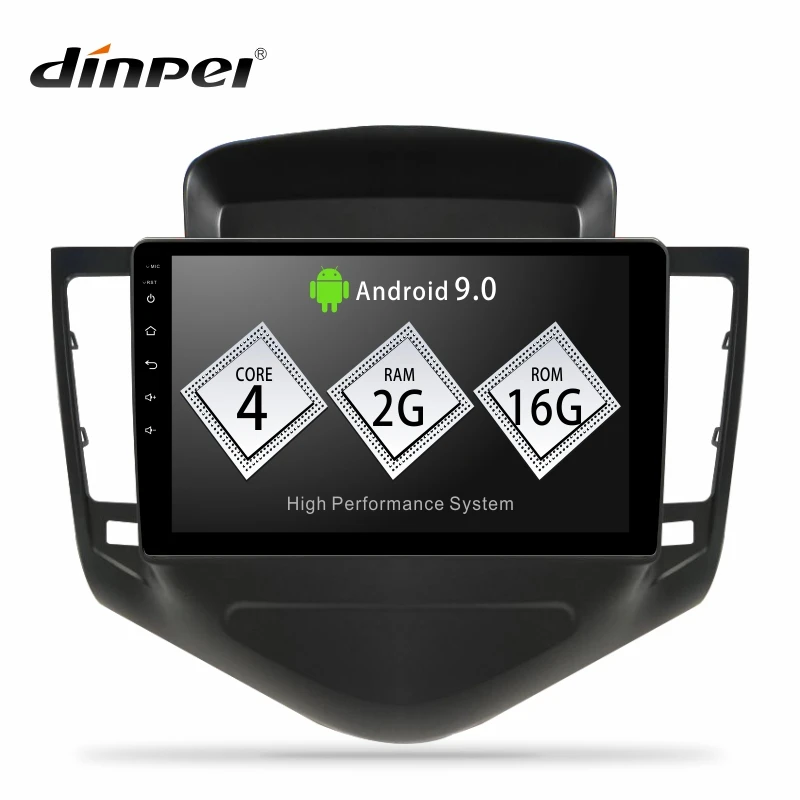 Dinpei Android 9 0 автомобильный Радио мультимедийный плеер для Chevrolet CRUZE 2011 2012 2013 2014 gps