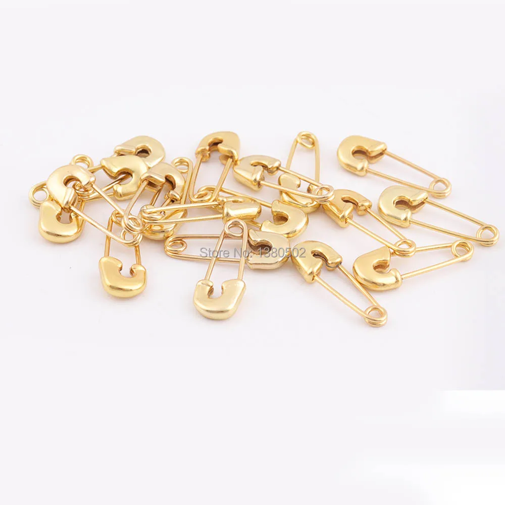 20pcs Gold Color Metal Decoration safety pins Sewing knitting tool For Earring garment accessories
20pcs Gold Color Metal Decoration safety pins Sewing knitting tool For Earring garment accessories