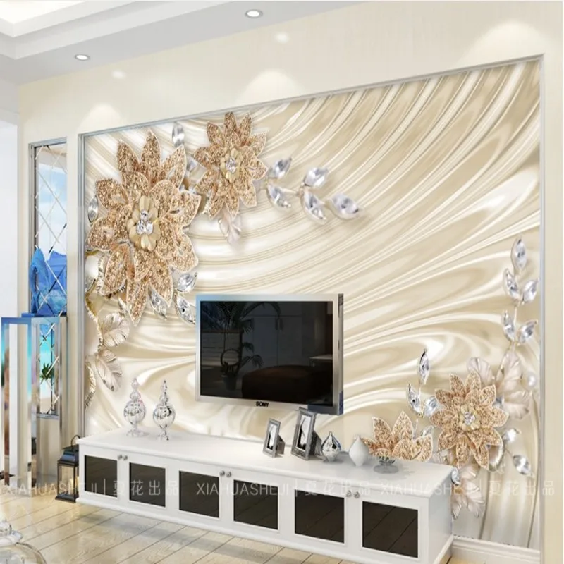 beibehang Large Custom Wallpaper Gold Diamond Flower 3D Stereo Jewelry Living Room Bedroom Sofa Decorative Background Wall
beibehang Large Custom Wallpaper Gold Diamond Flower 3D Stereo Jewelry Living Room Bedroom Sofa Decorative Background Wall