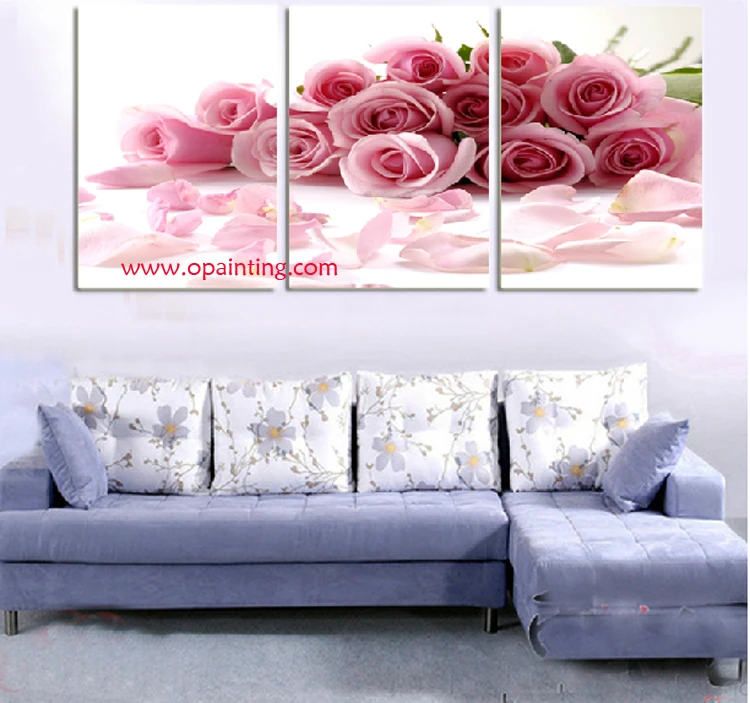 Printing New Prints Decorative Paintings 3 Pcs Flowers Paintings Wall Pictures Realistic Pink Rose Printed Oil Painting
Printing New Prints Decorative Paintings 3 Pcs Flowers Paintings Wall Pictures Realistic Pink Rose Printed Oil Painting