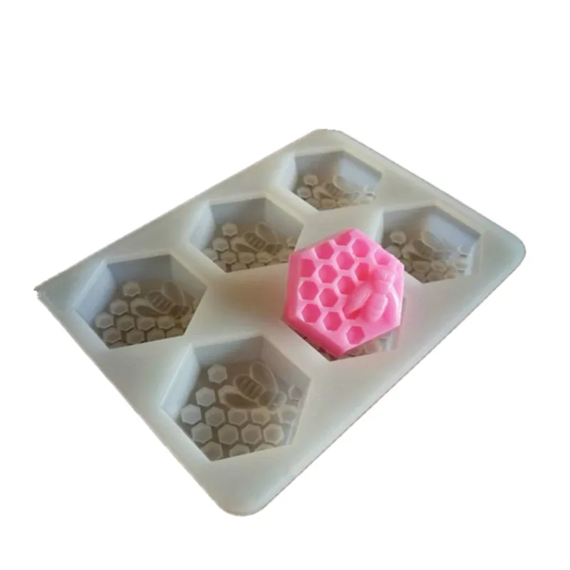 Connected Food Grade Silicone Molds for Soap Making DIY Cake Decorating Chocolate Sugarcraft Pudding 3D Bee Soap Mold
Connected Food Grade Silicone Molds for Soap Making DIY Cake Decorating Chocolate Sugarcraft Pudding 3D Bee Soap Mold