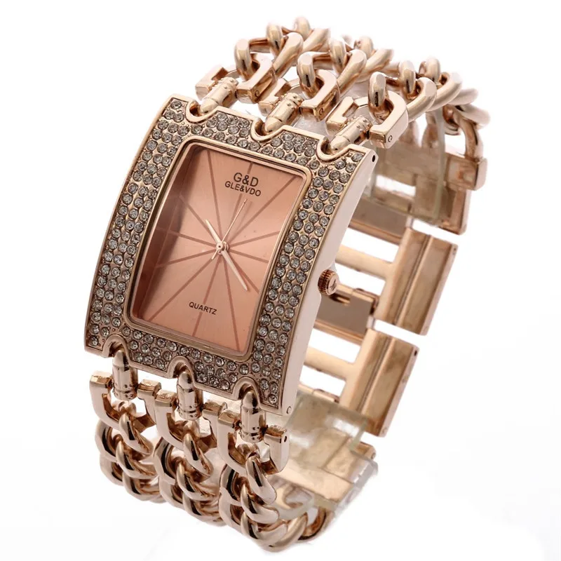 GD Fashion Casual Wristwatch Women Luxury Rose Gold Stainless Designer Watch Quartz Ladies Watch Rectangle Bracelet Montre Femme
GD Fashion Casual Wristwatch Women Luxury Rose Gold Stainless Designer Watch Quartz Ladies Watch Rectangle Bracelet Montre Femme