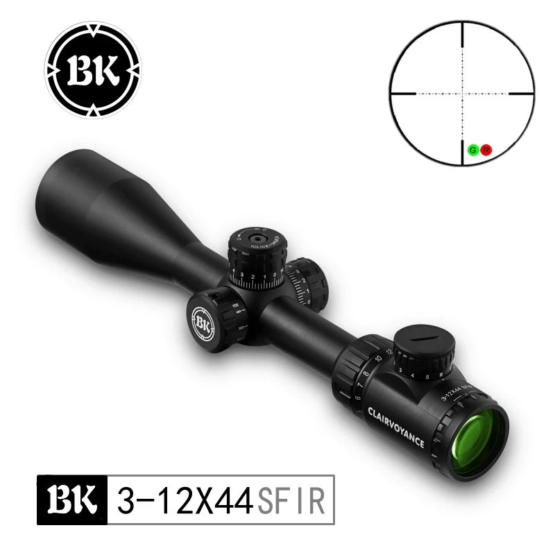 Охотничий прицел Bobcat King Optics BK 3 12X44 SFIR оптический для снайперской охоты с