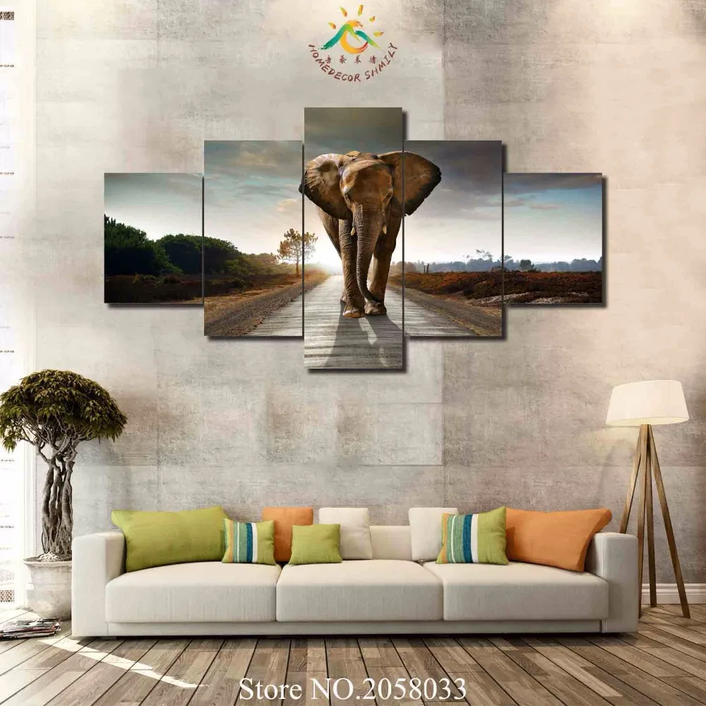 3-4-5 Pieces Walking Elephant Abstract Paintings on Canvas Wall ART Pictures For Living Room Home Decor Wall Art Canvas Prints
3-4-5 Pieces Walking Elephant Abstract Paintings on Canvas Wall ART Pictures For Living Room Home Decor Wall Art Canvas Prints