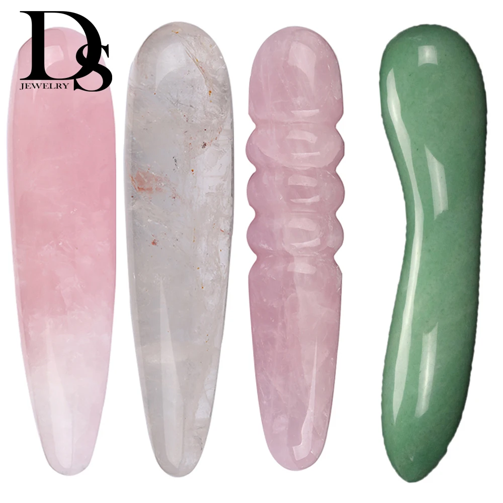 Natural Quartz Crystal Massage Wand Rose Quartz Wand Shiva Lingam Spiral Crystal Wand Women Kegel Exercise Massage Stick
Natural Quartz Crystal Massage Wand Rose Quartz Wand Shiva Lingam Spiral Crystal Wand Women Kegel Exercise Massage Stick
