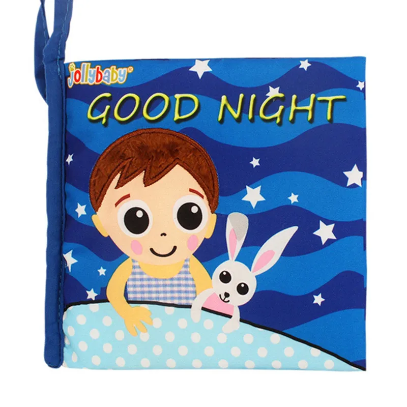 GOOD NIGHT Bedtime Story Book Baby Toy Infant Baby Cloth Book Toddler Readings Learning Education Rattles
GOOD NIGHT Bedtime Story Book Baby Toy Infant Baby Cloth Book Toddler Readings Learning Education Rattles
