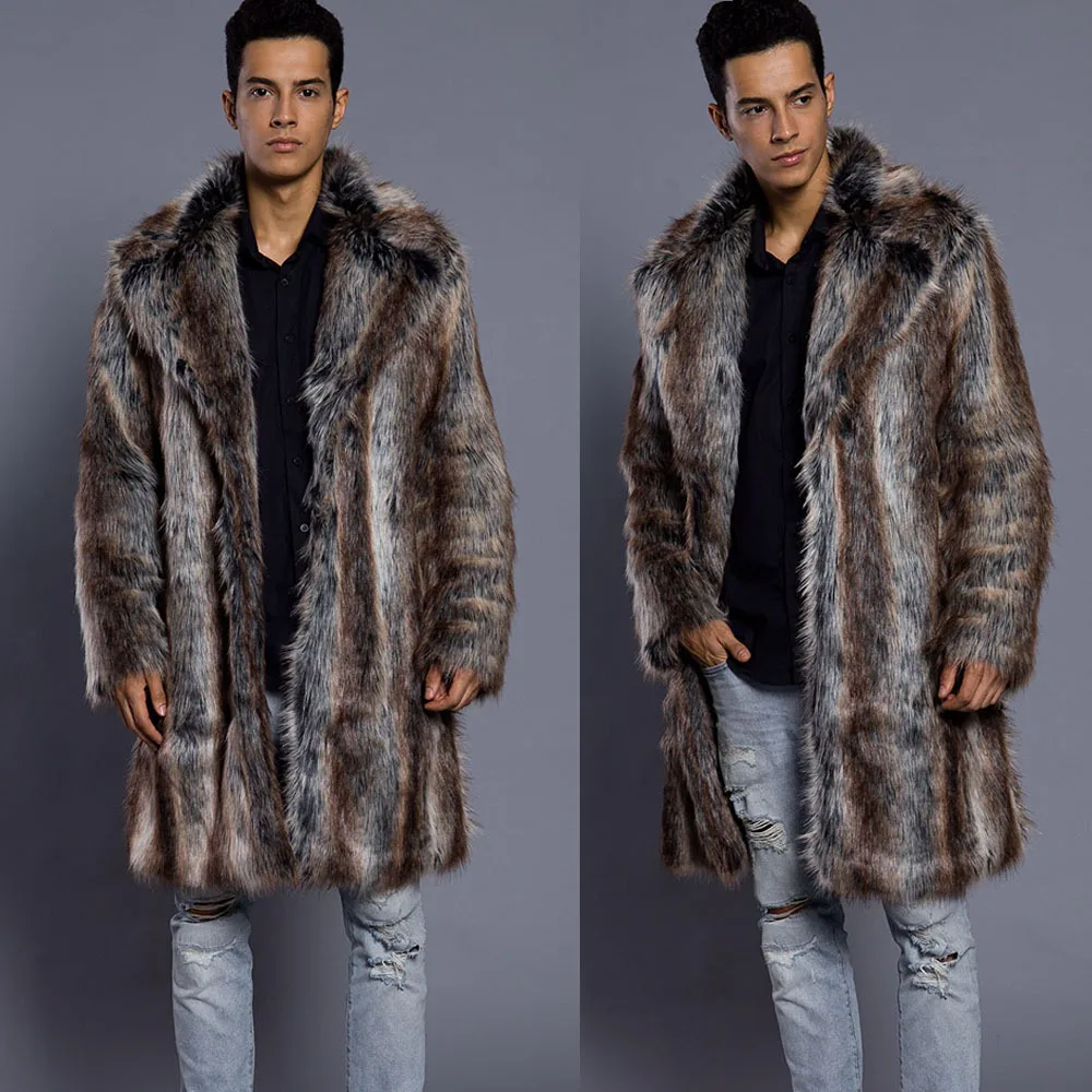 T0798 New Fashion Winter Clothing Man Mink Fur Man long Trench Coat Faux Fur Stripe Overcoat
T0798 New Fashion Winter Clothing Man Mink Fur Man long Trench Coat Faux Fur Stripe Overcoat